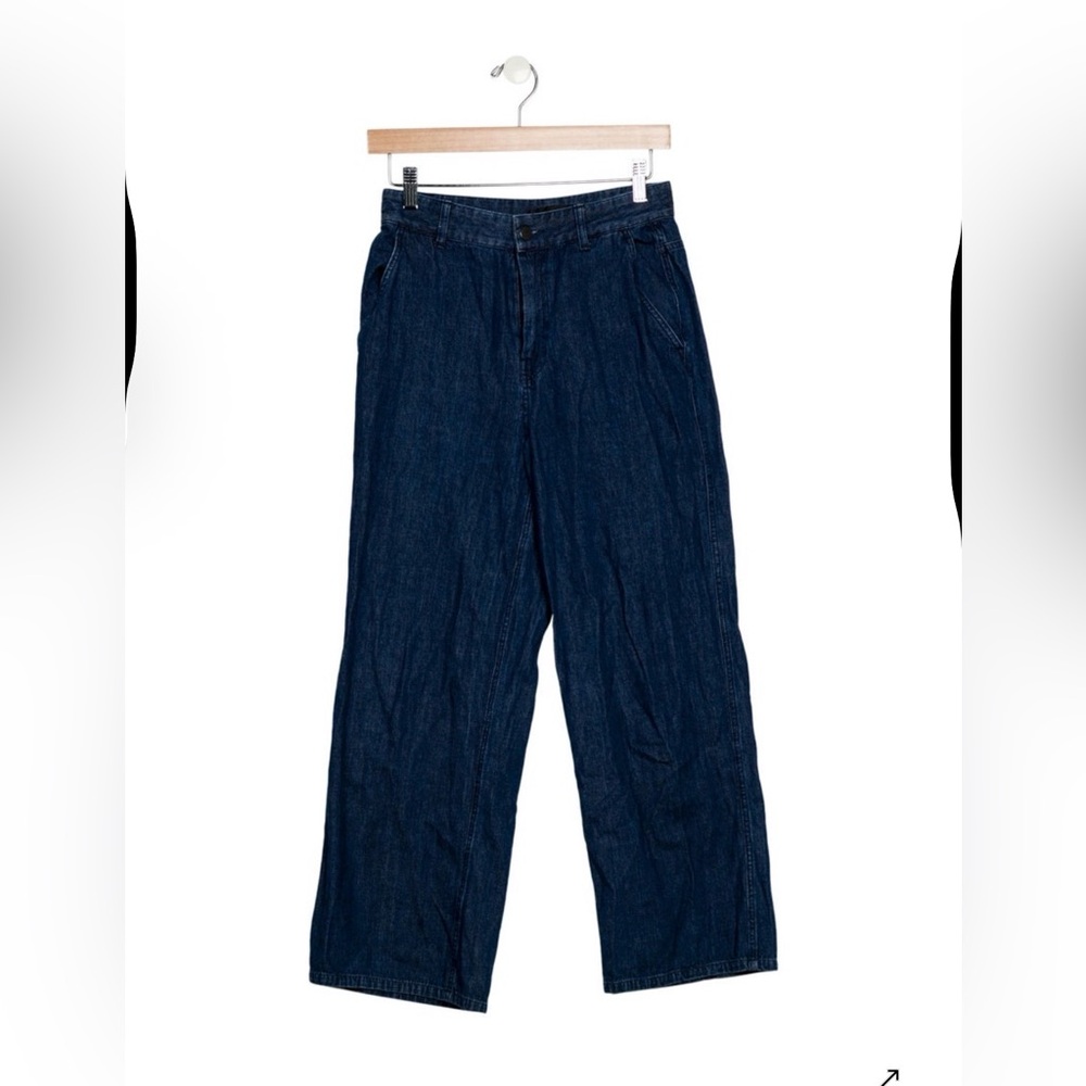 Jenni Kayne Dark Indigo Wide-Leg Jeans